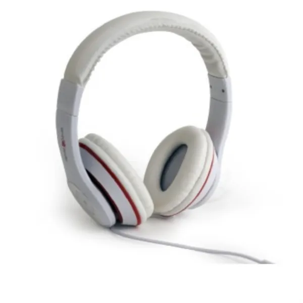 Gembird Los Angeles Auriculares Blanco/Rojo 