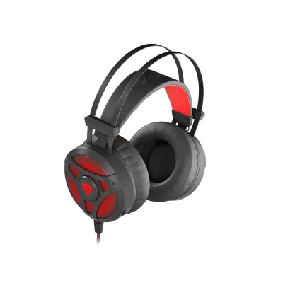 GENESIS Neon 360 Auriculares Alámbrico Diadema Juego Negro, Rojo