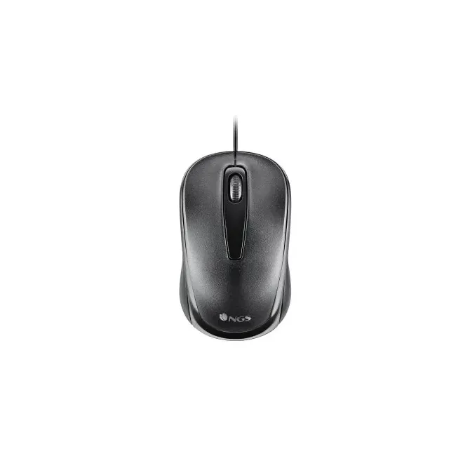 Mouse Ngs Easy Delta Black Optico Con Cable