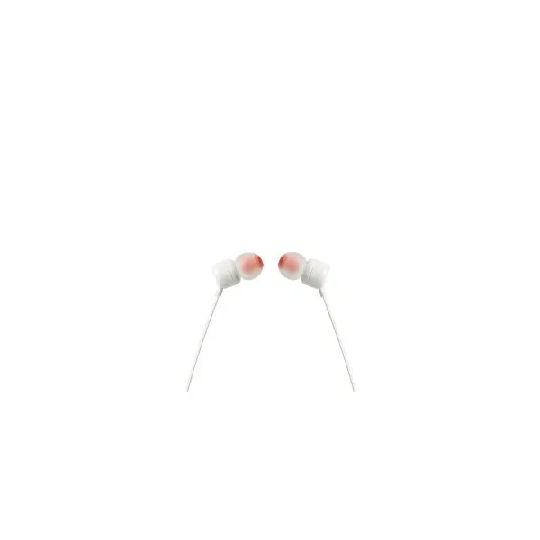 JBL T110 Auriculares con Micrófono Blanco 