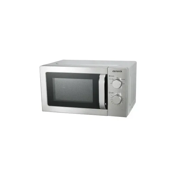 Microondas Aiwa Mw-200sl Frontal Acero Inox Capacidad 20l Potencia 700w