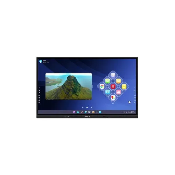Monitor 75" Tactil Hdmi Approx Apptsm75+ Interactivo Hasta 4 Dispositivos Screen Mirror Uhd 4k Andro