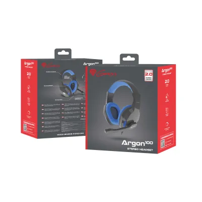 Genesis Argon 100 Auriculares Gaming Azules