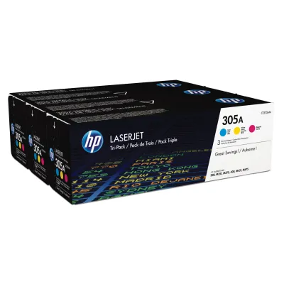 HP Pack de ahorro de 3 cartuchos de tóner original LaserJet