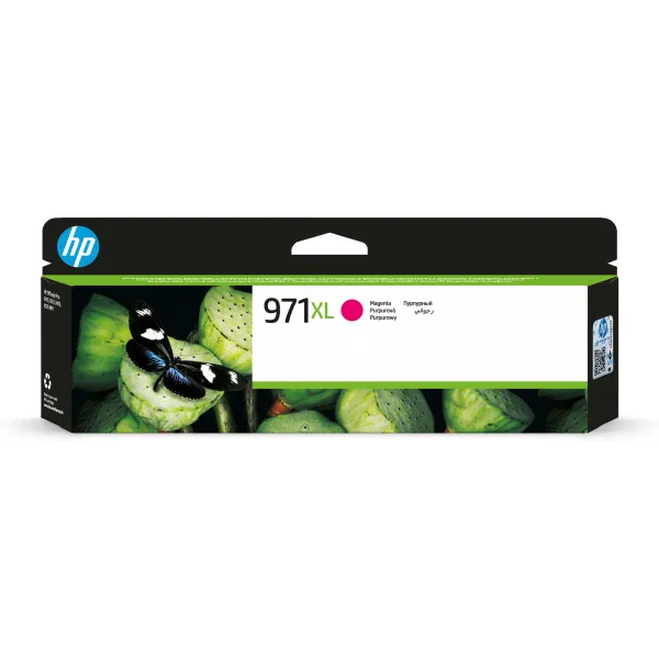 HP Cartucho de tinta original 971XL de alta capacidad magenta
