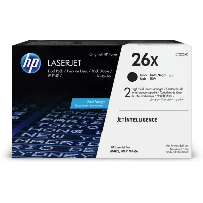 HP Paquete de 2 cartuchos de tóner negro Originales LaserJet