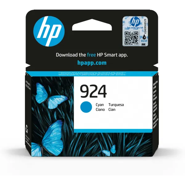 HP Cartucho de Tinta Original 924 cian