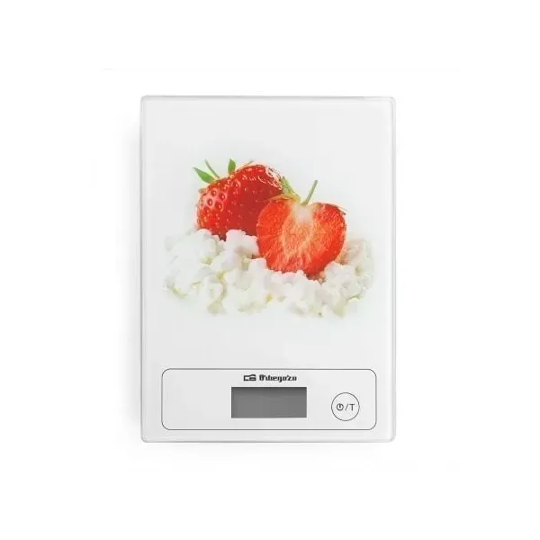 Báscula de Cocina Electrónica Orbegozo PC 1018/ hasta 5kg/ Blanca