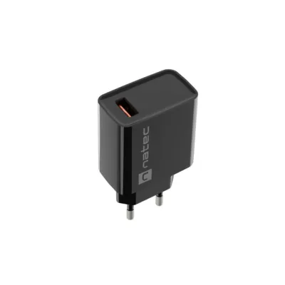 NATEC RIBERA Universal Negro Corriente alterna Carga rápida