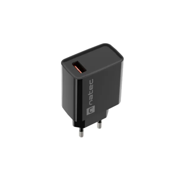NATEC RIBERA Universal Negro Corriente alterna Carga rápida Interior