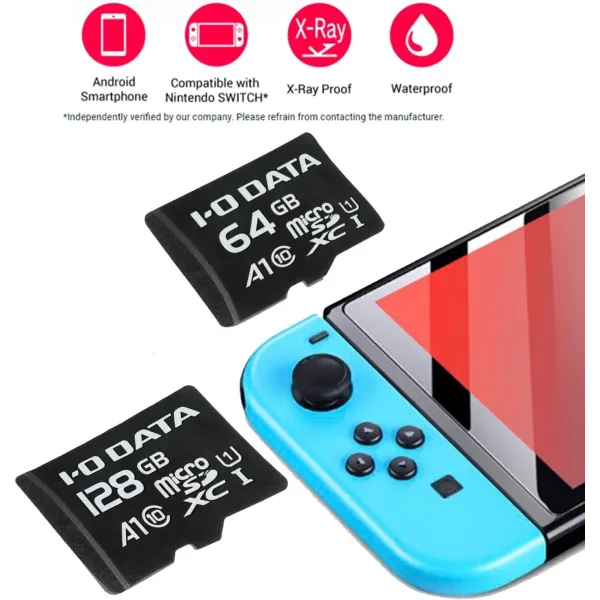 Memoria Sd Micro 64gb I-o Data Msd-a1 C10 Con Adaptador A Sd