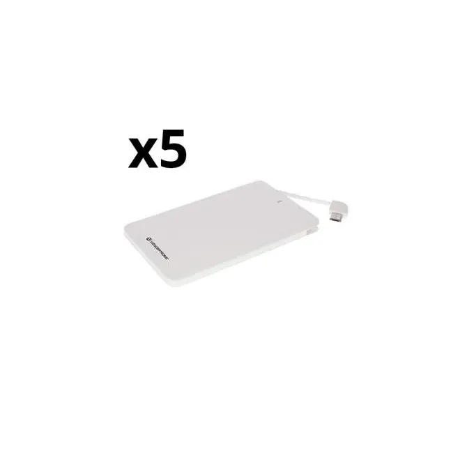 Kit 5 Unidades Powerbank Nortess 4.000mah Dual Conector