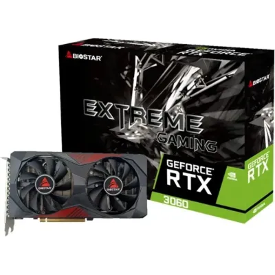 Biostar GeForce RTX 3060 12GB Extreme Gaming GDDR6 Biostar GeForce RTX 3060 12GB Extreme Gaming GDDR6