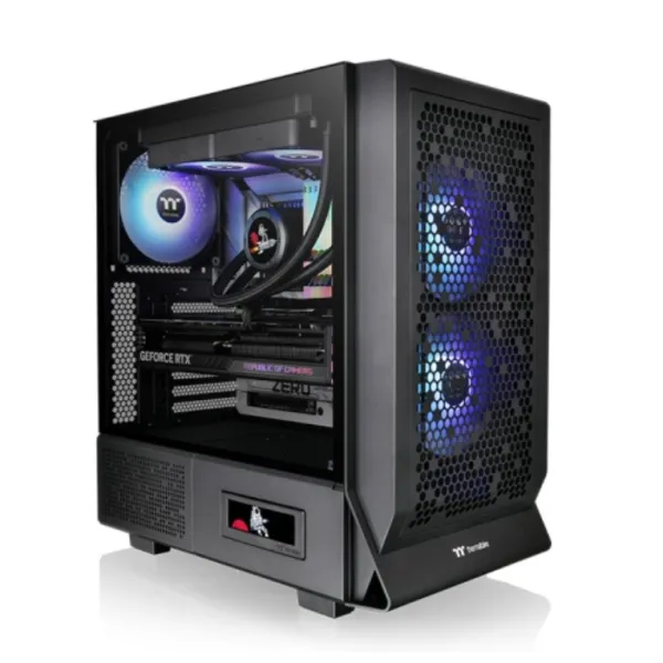 Torre PC Thermaltake Ceres 330 TG ARGB Black Mid Tower ATX Cristal Templado USB-C Negra
