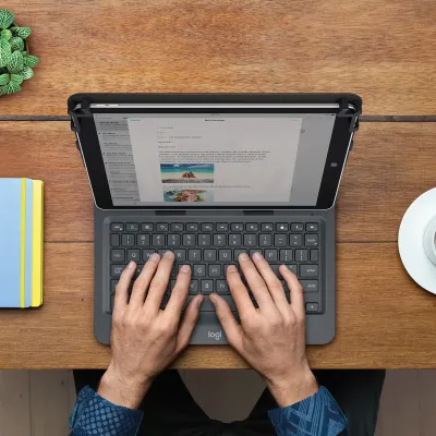 Logitech Universal Folio Funda con Teclado Inalámbrico para