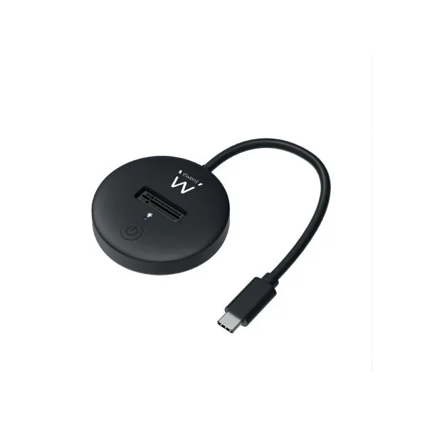 Ewent EW7013 base de conexión para disco duro USB 3.2 Gen 2 (3.1 Gen 2) Type-C