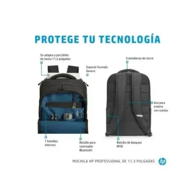HP Professional Mochila Negra para Portátil hasta 17.3" HP Professional Mochila Negra para Portátil hasta 17.3"
