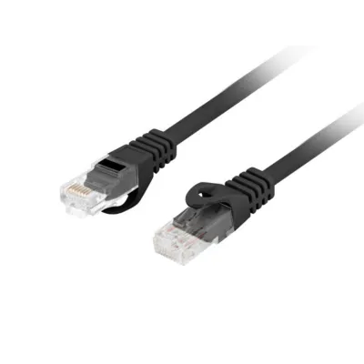 Lanberg PCU6-10CU-0200-BK cable de red Negro 2 m Cat6 U/UTP