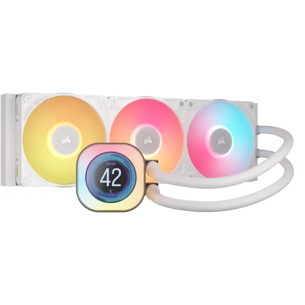 Corsair iCUE LINK TITAN 360 RX LCD Kit Refrigeración Líquida 360mm Blanco