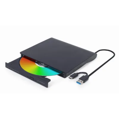Gembird DVD-USB-03 unidad de disco óptico DVD±RW Negro Gembird DVD-USB-03 unidad de disco óptico DVD±RW Negro