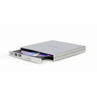 Gembird DVD-USB-02-SV unidad de disco óptico DVD±RW Plata