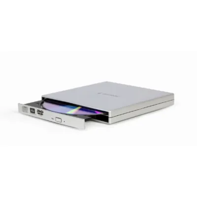 Gembird DVD-USB-02-SV unidad de disco óptico DVD±RW Plata