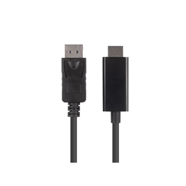 Lanberg CA-DPHD-11CC-0010-BK cambiador de género para cable DisplayPort HDMI Negro