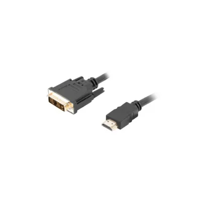 Lanberg CA-HDDV-10CC-0030-BK adaptador de cable de vídeo 3 m
