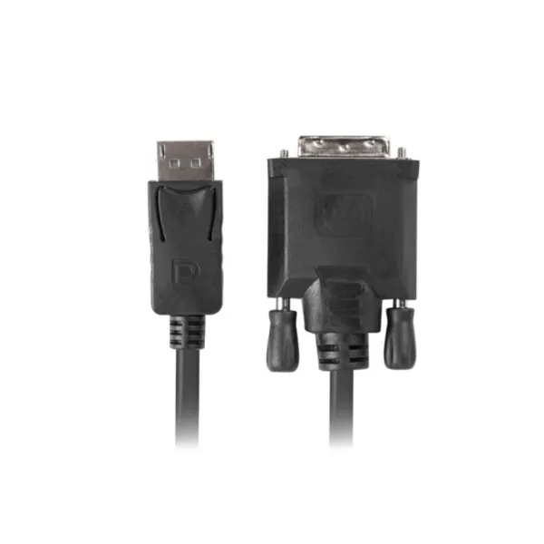 Lanberg CA-DPDV-10CU-0018-BK adaptador de cable de vídeo 1,8 m DisplayPort DVI-D Negro