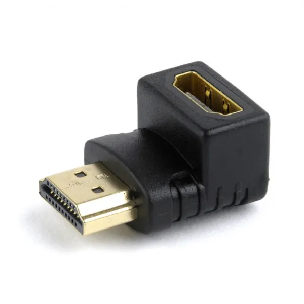 Gembird A-HDMI90-FML cambiador de género para cable HDMI Negro