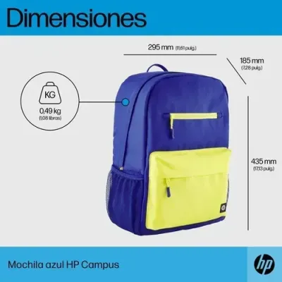 HP Campus Mochila Azul para Portátil de 15.6" HP Campus Mochila Azul para Portátil de 15.6"