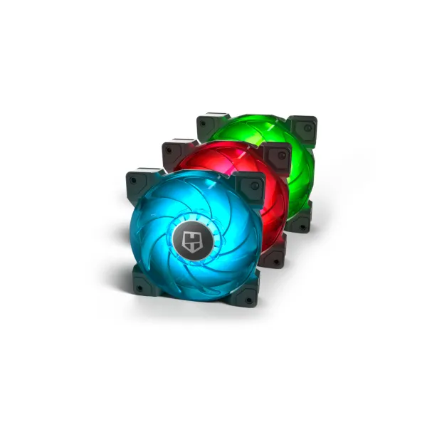 Nox Hummer H-SYNC Pack 3 Ventiladores RGB 120mm