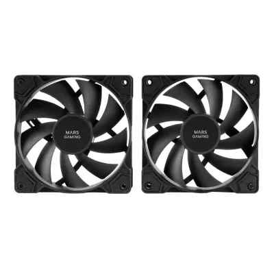 Mars Gaming MF-PWMX2 Kit 2 Ventiladores 120mm Ultra Silenciosos