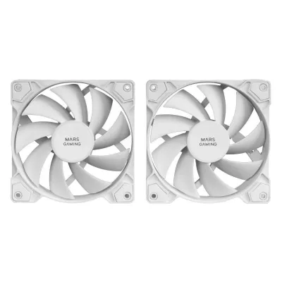 Mars Gaming MF-PWMX2 Kit 2 Ventiladores 120mm Ultra Silenciosos