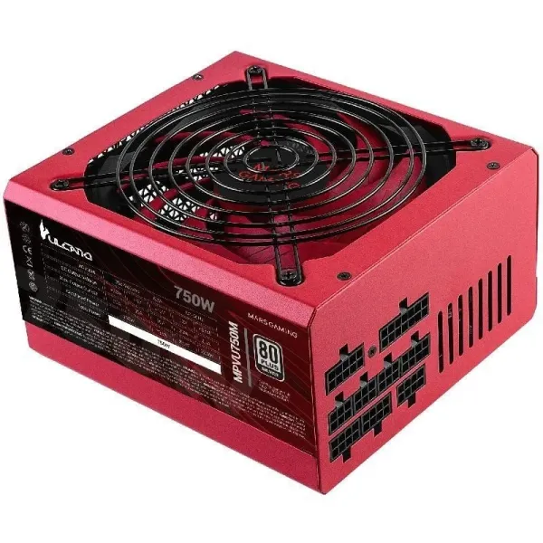 Mars Gaming MPVU750M 750W 80 Plus Silver Full Modular Rojo