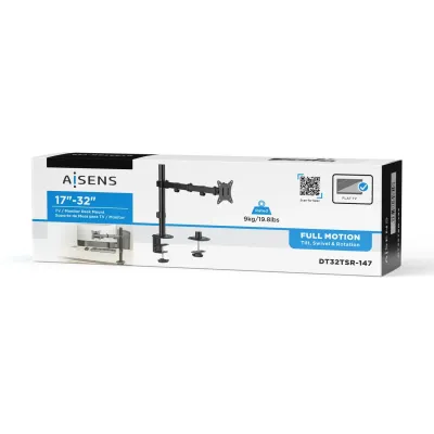 Aisens DT32TSR-147 Soporte de Mesa Eco Giratorio para