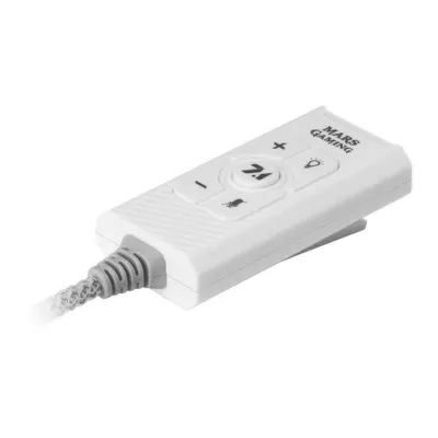 Mars Gaming MSC2 Tarjeta de Sonido Externa 7.1 USB Blanca
