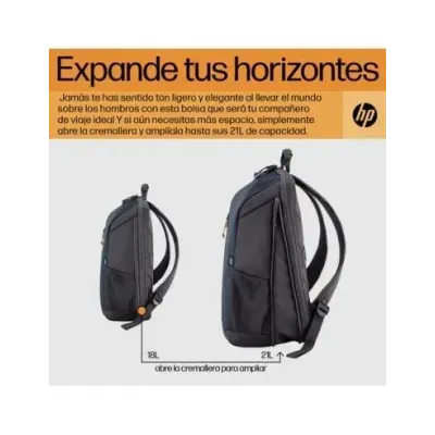 HP Travel 18L Mochila Gris para Portátil 15.6" HP Travel 18L Mochila Gris para Portátil 15.6"