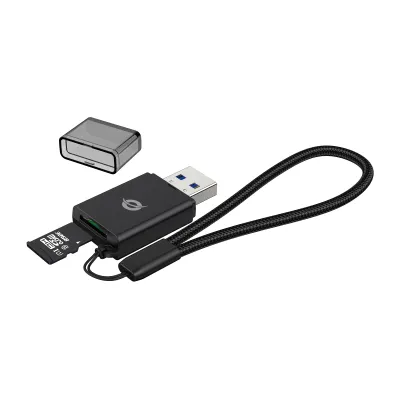 Conceptronic BIAN07B lector de tarjeta USB 3.2 Gen 1 (3.1 Gen