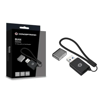 Conceptronic BIAN07B lector de tarjeta USB 3.2 Gen 1 (3.1 Gen