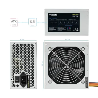 Tooq Ecopower II TQEP-500SSE-O 500W