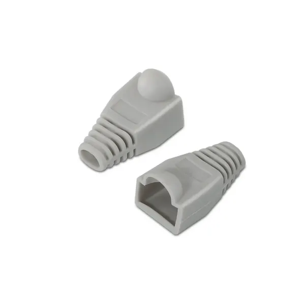 Aisens Pack Fundas RJ45 Cat 6 Gris 10 Unidades