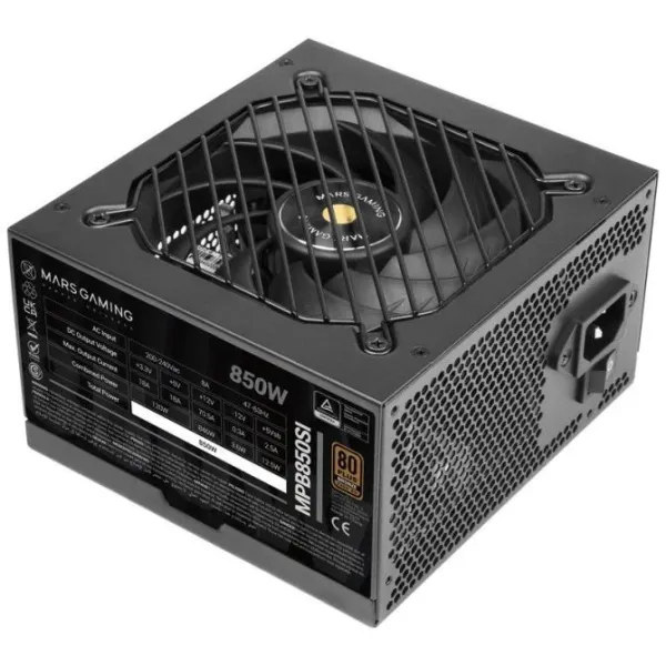 Fuente Alimentación Mars Gaming Mpb850si Fuente Alimentación Atx 850w 7 Años Garantía 80plus Bronze
