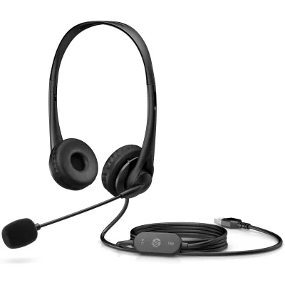 HP G2 Auriculares USB con Micrófono Negros HP G2 Auriculares USB con Micrófono Negros