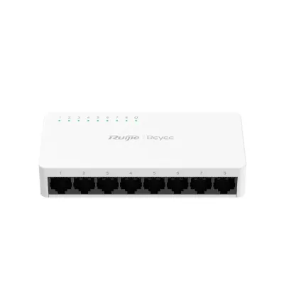 Ruijie unmanaged switch 8x10/100 rj45 plastic case