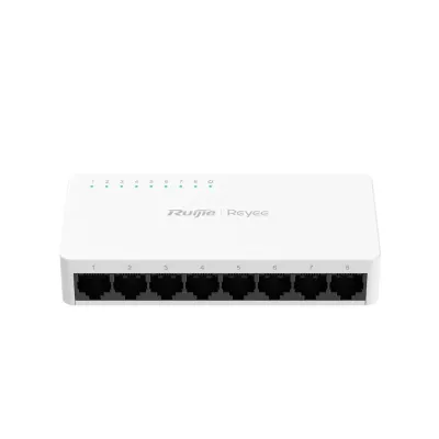 Ruijie unmanaged switch 8x10/100 rj45 plastic case