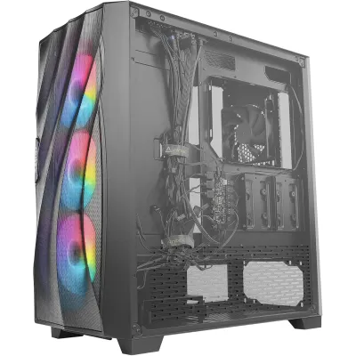 Antec DF700 Flux RGB ATX Cristal Templado USB 3.0 Negra