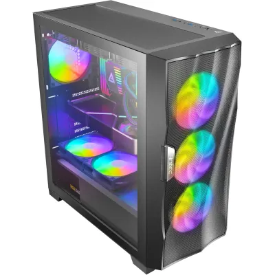 Antec DF700 Flux RGB ATX Cristal Templado USB 3.0 Negra