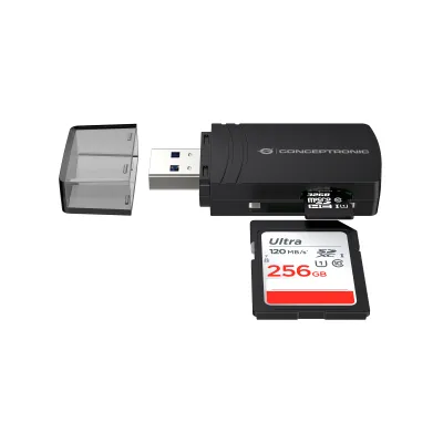 Conceptronic BIAN06B lector de tarjeta USB 3.2 Gen 1 (3.1 Gen