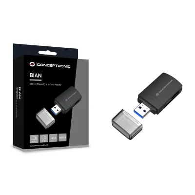 Conceptronic BIAN06B lector de tarjeta USB 3.2 Gen 1 (3.1 Gen
